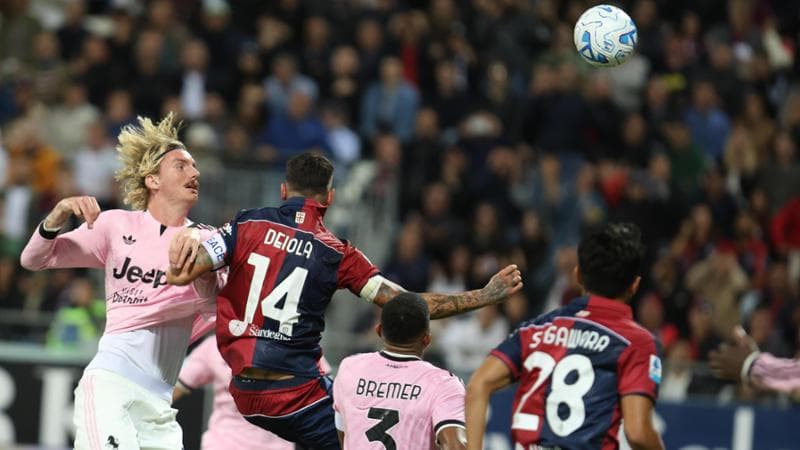 Le pagelle di Cagliari-Juventus: Mina un gigante, Woltemade disarmante