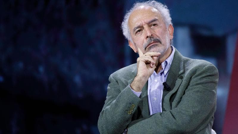 MILAN, ITALY - DECEMBER 04: Gad Lerner is seen during the "Le Parole Della Settimana" Tv Show at Rai Milan Studios on December 04, 2021 in Milan, Italy. (Photo by Rosdiana Ciaravolo/Getty Images)