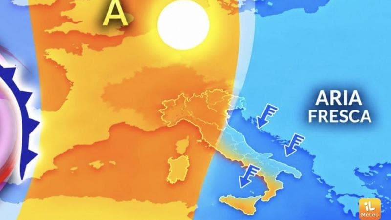 Previsioni meteo, rimonta dell'alta pressione: soleggiato al Centro-Nord, clima ventoso al Sud