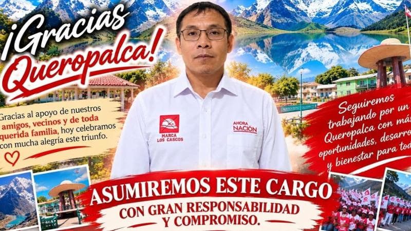 Hitler Mussolini Simeón Flores in una card di ringraziamento agli elettori