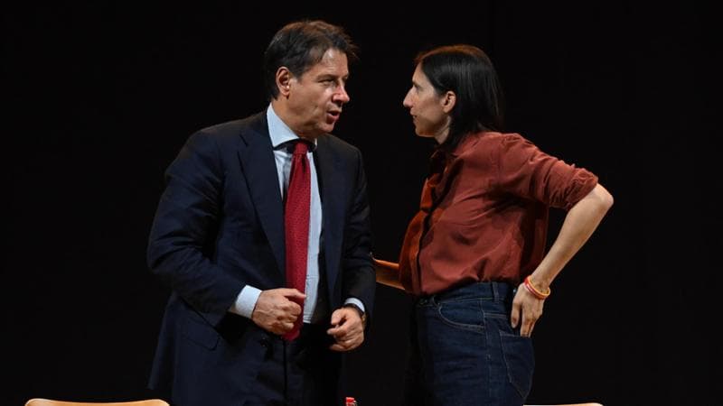 Il presidente del M5S Giuseppe Conte e la segretaria del Pd, Elly Schlein
