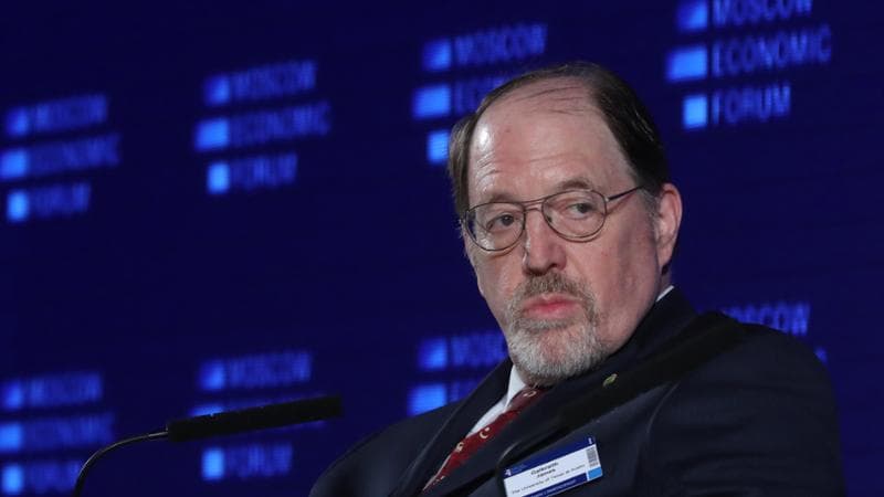 James K. Galbraith&nbsp;(Photo by Stanislav Krasilnikov\TASS via Getty Images)
