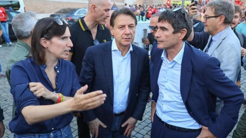 Schlein, Conte e Fratoianni