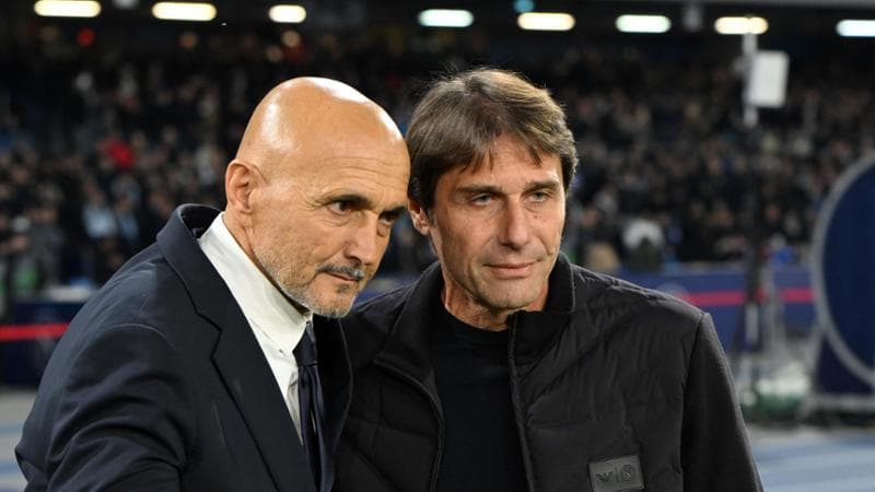 Luciano Spalletti e Antonio Conte