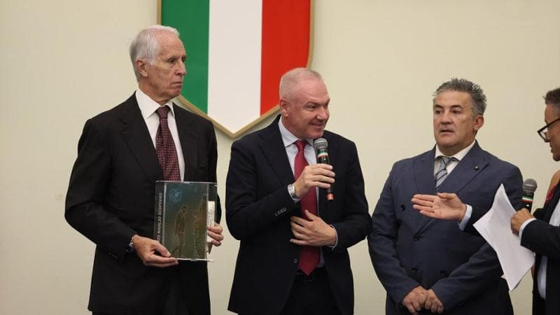 La premiazione di Alvini
