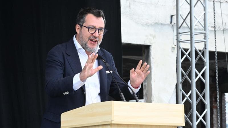 MATTEO SALVINI MINISTRO DELLE INFRASTRUTTURE E DEI TRASPORTI