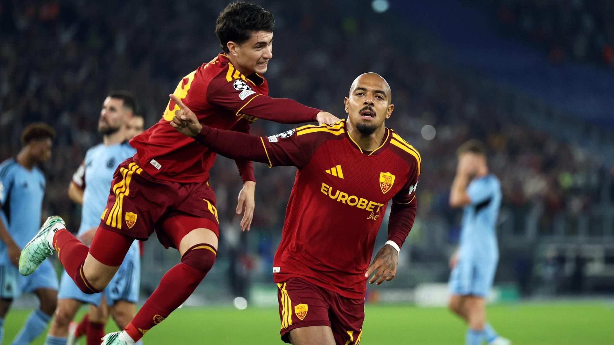 Roma besiegt Slovan 4:0, Malen trifft wieder – erster Champions-League-Sieg seit 7 Jahren