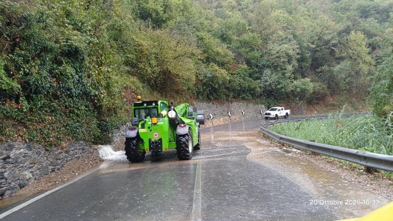 Frane e allagamenti nel savonese