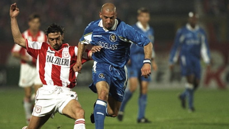 Un momento di Vicenza-Chelsea