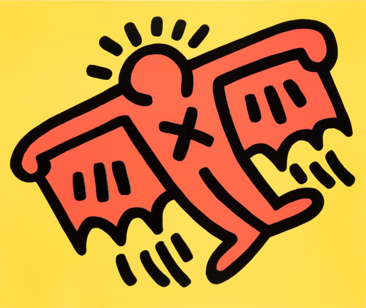 Keith Haring, Icons ©Keith Haring Foundation Courtesy of Nakamura Keith Haring Collection