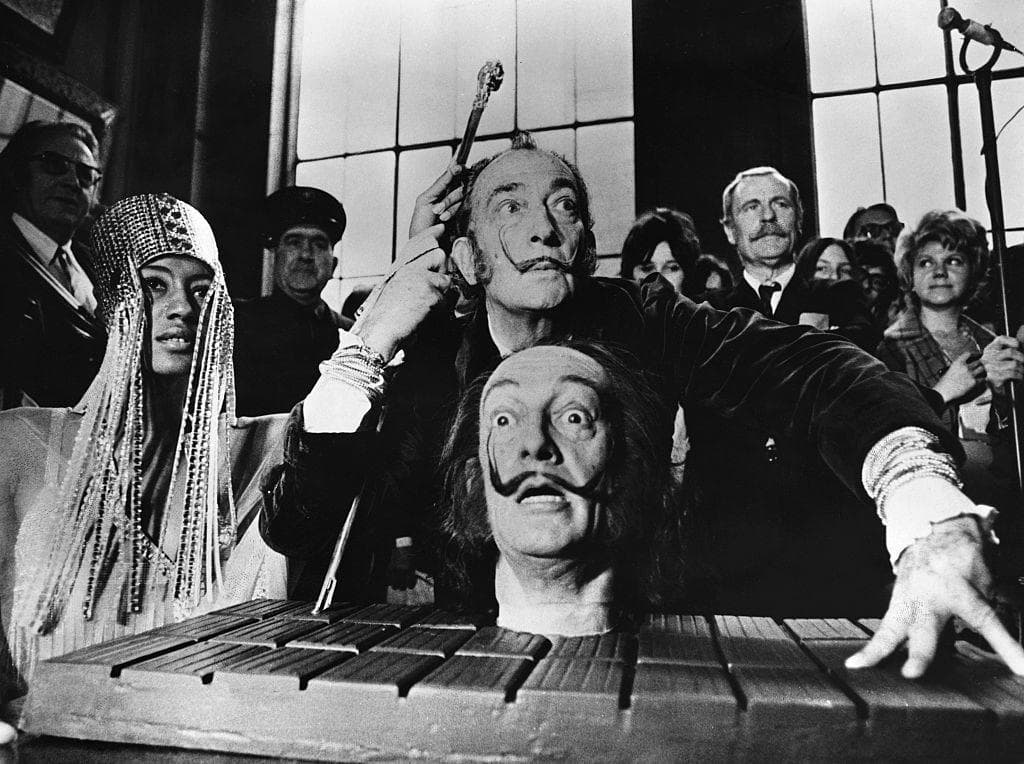 Salvador Dalí in Paris, 1973