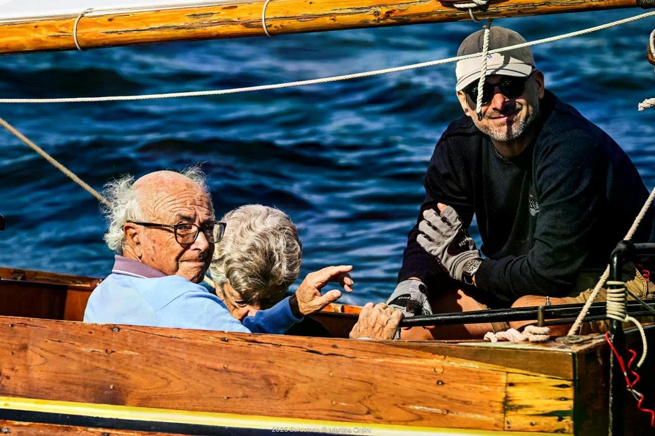 Participants in the Barcolana regatta