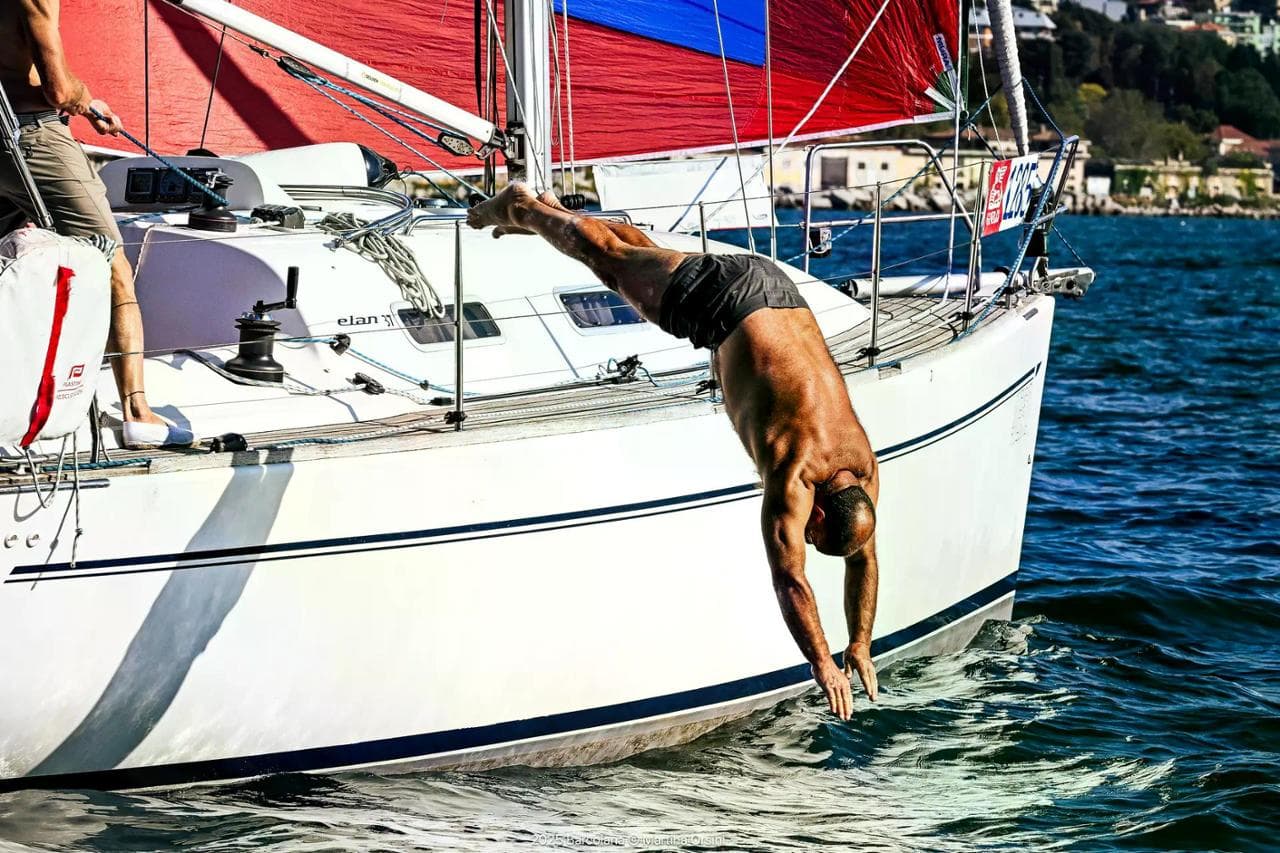 Participants in the Barcolana regatta