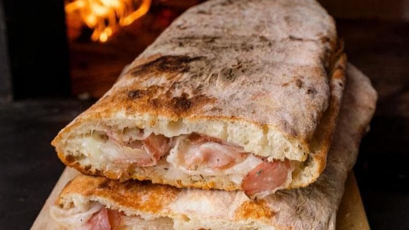 The panuozzo, Gragnano’s signature sandwich, goes halal