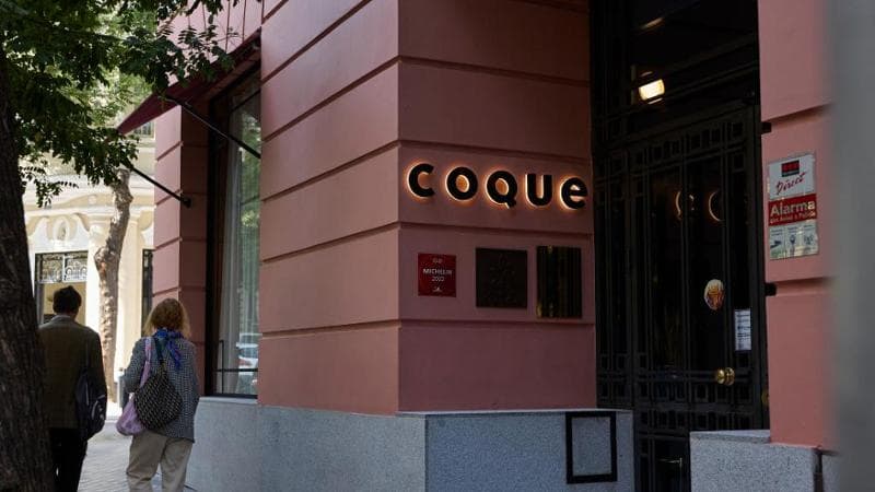 Coque restaurant, Madrid, Spain