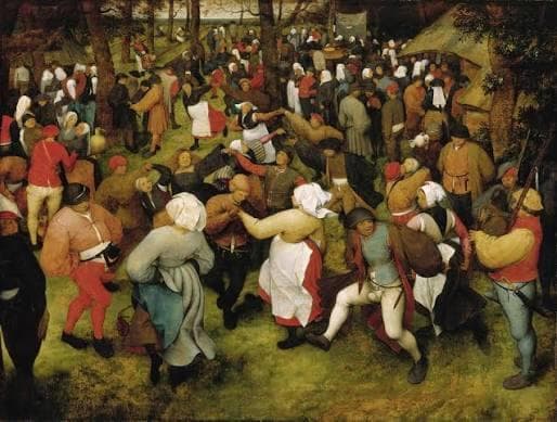 Pieter Bruegel the Elder, The Wedding Dance. c. 1566. Oil on panel. Antwerp, Koninklijk Museum voor Schone Kunsten