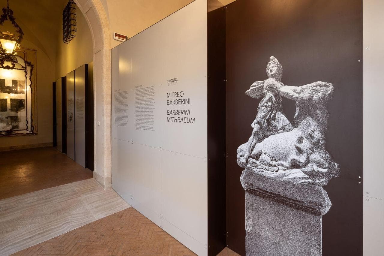 The entrance to the Barberini Mithraeum. Photo: Alberto Novelli / Gallerie Nazionali di Arte Antica