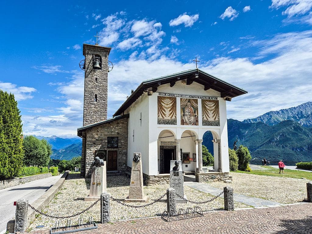 The Madonna del Ghisallo sanctuary. Photo: Giovanni Mereghetti/UCG/Universal Images Group via Getty Images