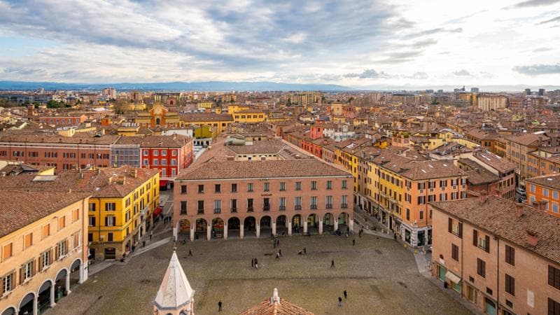 Aerial view of Modena
