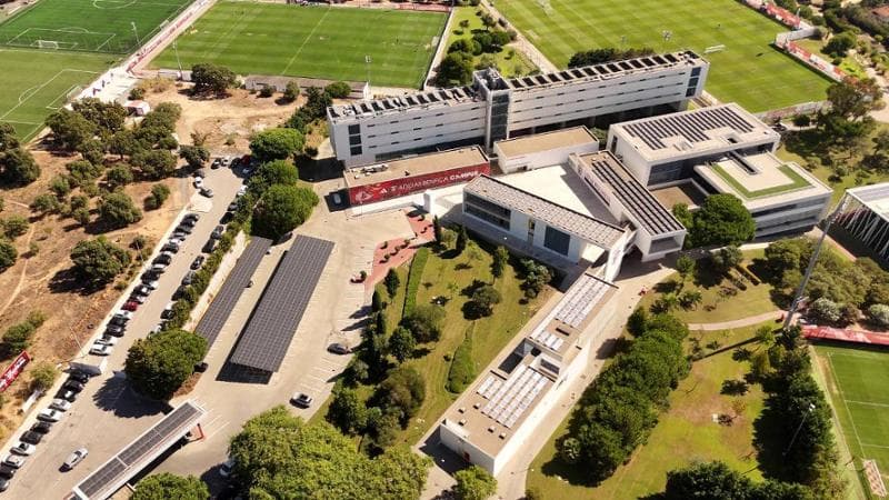 Il centro sportivo del Benfica