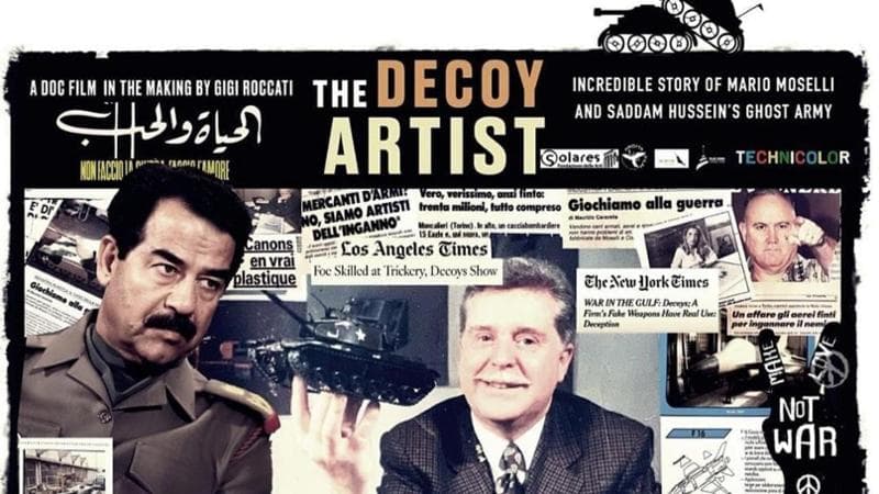 Mia, il Gedi Visual Award alla storia dei finti aerei "italiani" di Saddam:"Un'armata di giocattoli"