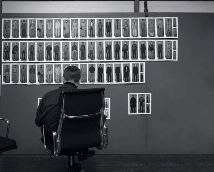 Alessandro Sartori at work. Photo courtesy Zegna