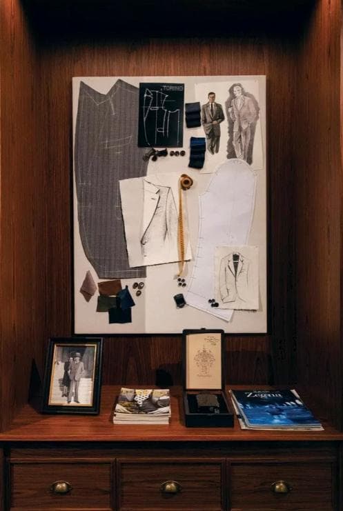 A detail of Villa Zegna in Milan. Photo courtesy Zegna
