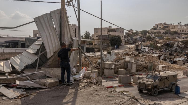 Il luogo dell'attentato al checkpoint di Hebron / Foto Fabio Bucciarelli