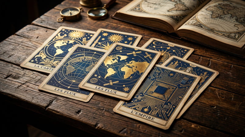 Una mano di tarocchi nel grande gioco del mondo