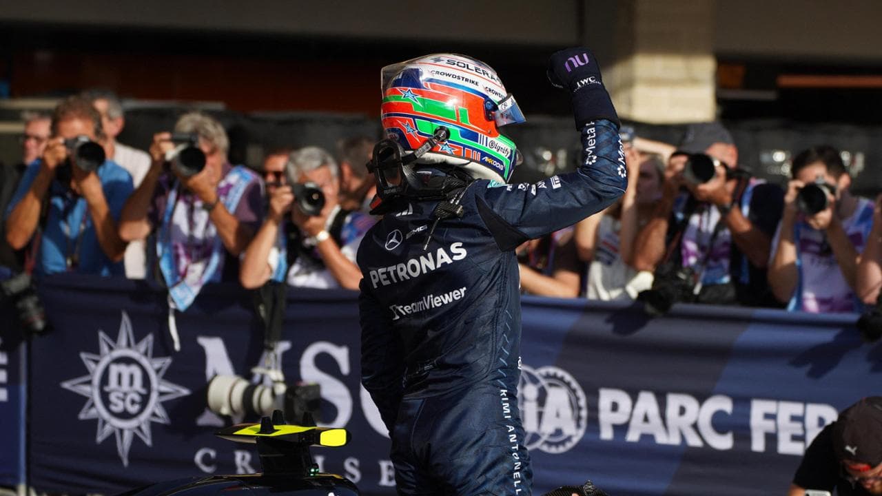 Kimi Antonelli in pole a Austin: il mondiale si avvicina. Con lui Verstappen in prima fila