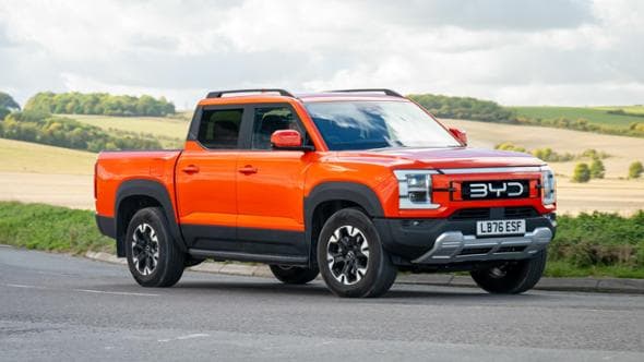 Shark, arriva il pick-up ibrido Byd da 436 Cv potente e silenzioso sia su strada che in offroad