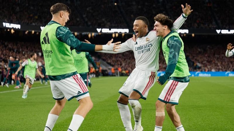 Clasico alla Mbappé: Il Real Madrid vince 2-1 a Barcellona e resta aggrappato alla Liga