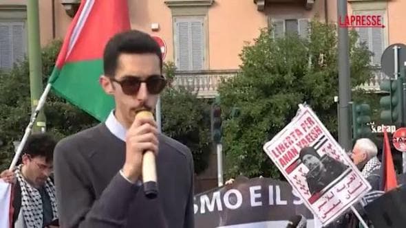 Youssef Shier al presidio pro Pal del 2025: "Manovre di guerra, non abbiamo paura"