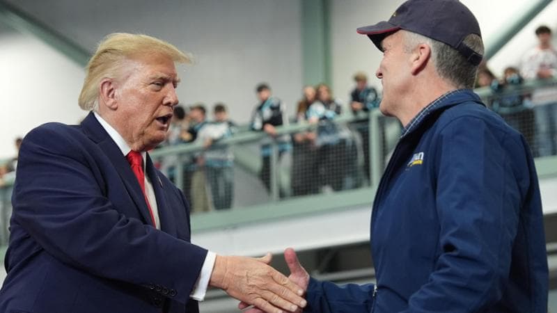 Trump e Dan Sullivan