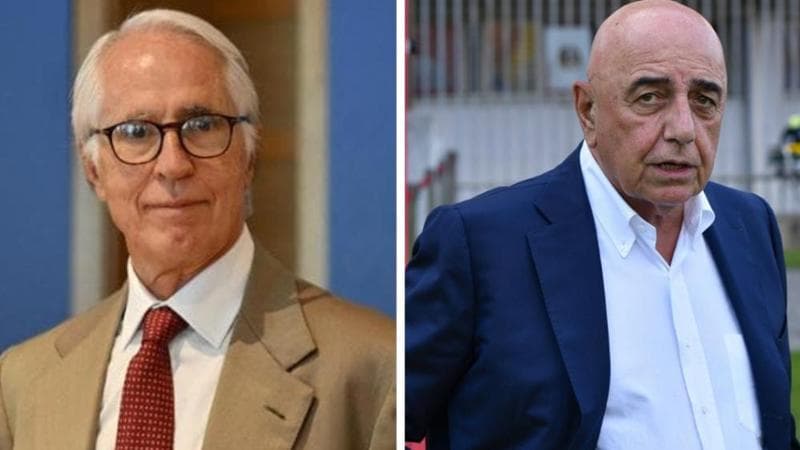 Giovanni Malagò e Adriano Galliani