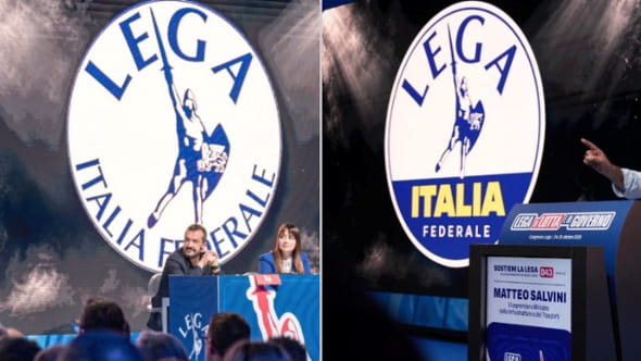 Lega, i nordisti di Pini diffidano Salvini sul nuovo simbolo: riprende quello depositato da Bossi