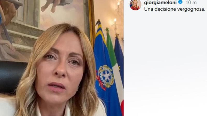 Il post di Giorgia Meloni