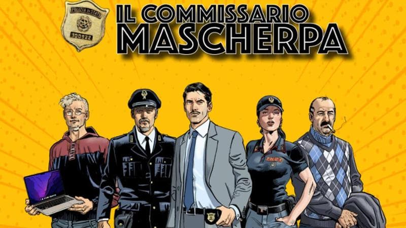 Il commissario Mascherpa in carne e ossa a Lucca Comics: la sfida della Polizia ai fan del giallo