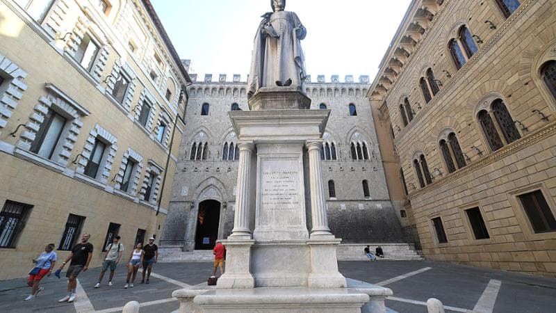 La sede di Mps a Siena