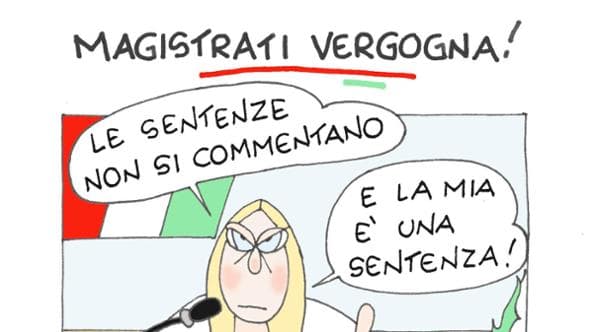 La premier e la sentenza: la vignetta di Ellekappa