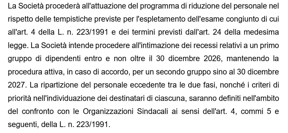LA LETTERA DI ITA (ESTRATTO)