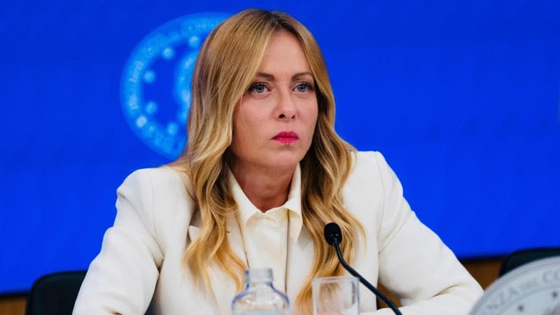 Roma, 28 ottobre: la presidente del Consiglio Giorgia Meloni