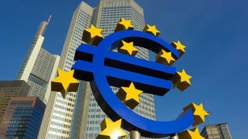 L'Eurotower, sede della Bce a Francoforte