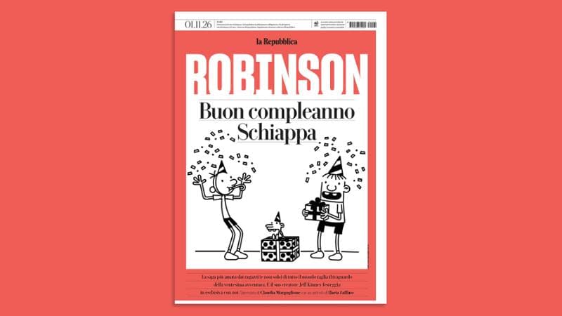 Buon compleanno Schiappa sul nuovo Robinson