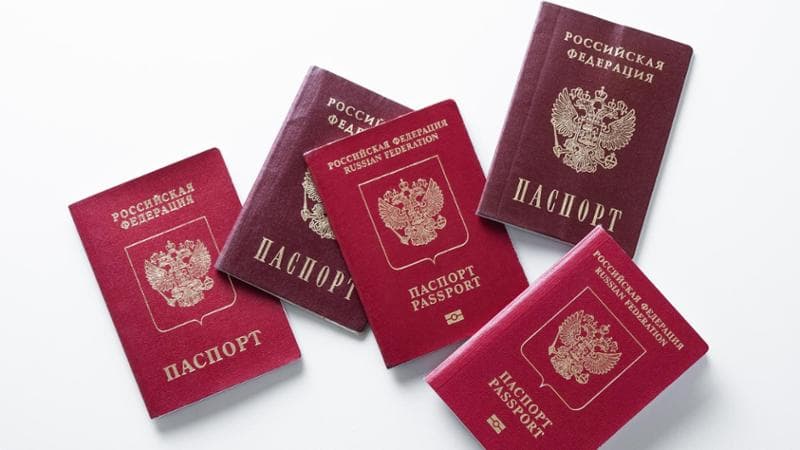 Russian international and internal passports