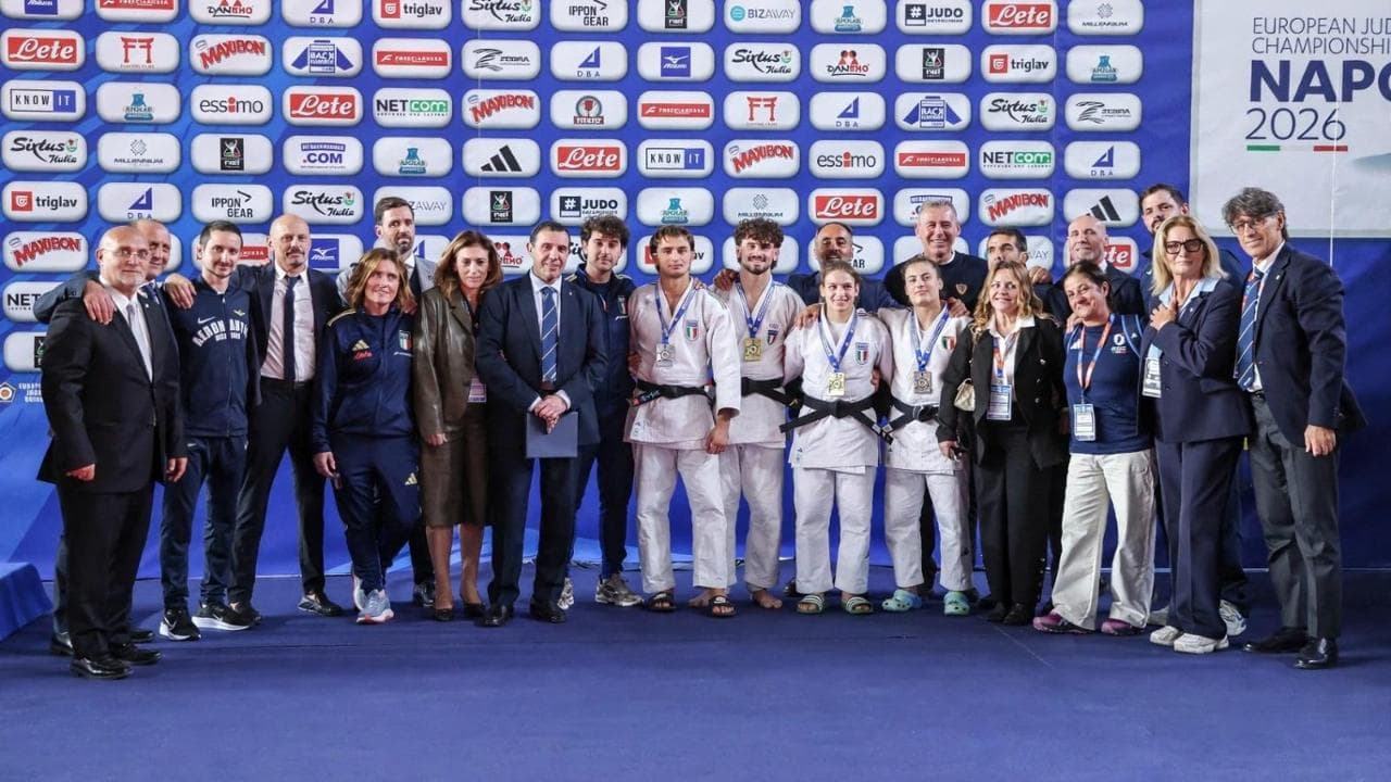 Judo, Italia subito protagonista agli Europei U23 di Napoli: 2 ori e 4 medaglie nella prima giornata