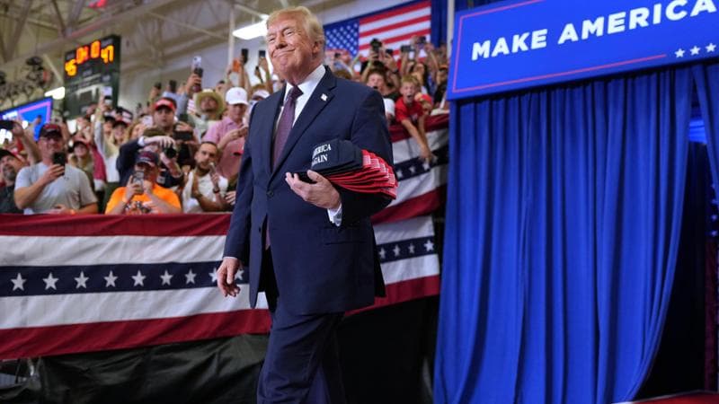 Trump rally mystery: first cancelled, then reinstated