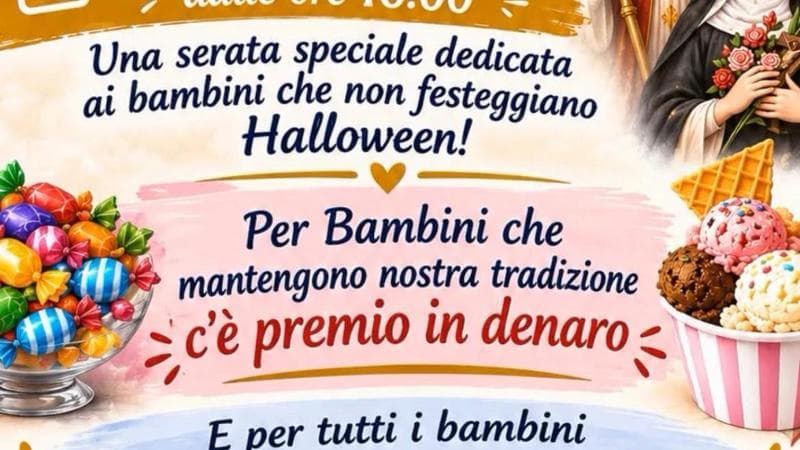 “Dolci e soldi ai bimbi che non festeggiano Halloween e dicono una preghiera”. L’idea di una barista