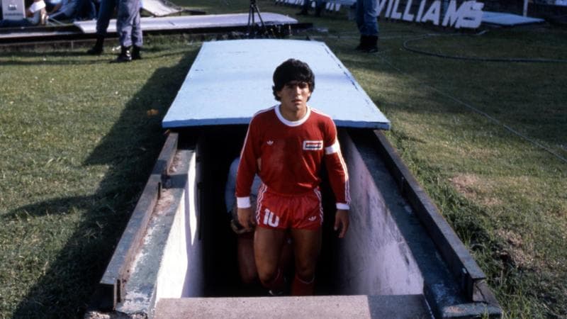 Maradona and the mysterious football