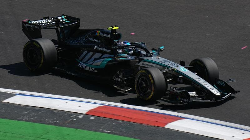 Kimi Antonelli con la Mercedes